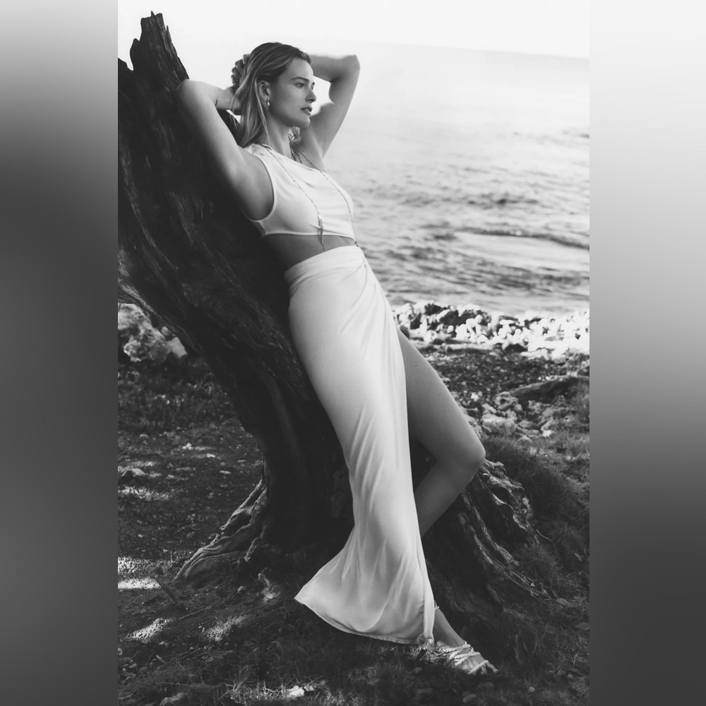 Anthropologie Ronny Kobo One-Shoulder Cutout Maxi Dress - Picture 5 of 15